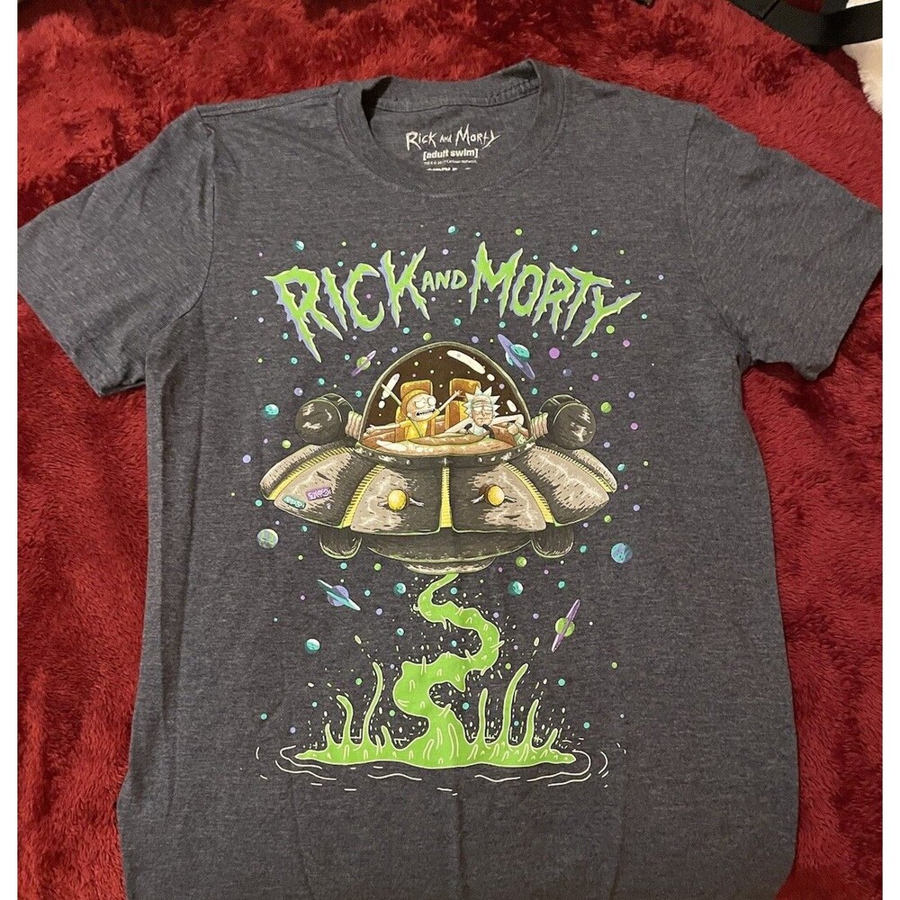 Adult Swim Rick And Morty Ripple Junction Shirt Mens Small